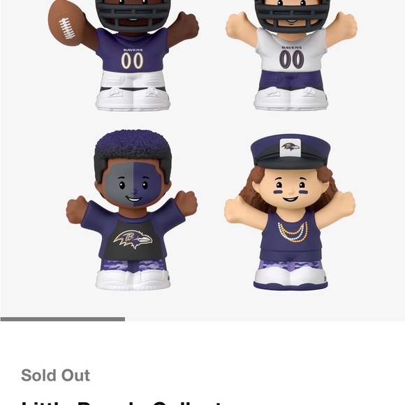 NFL little people Baltimore Ravens collector NIB - Picture 6 of 6